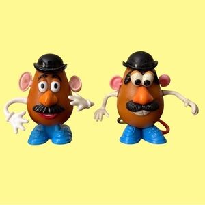 Vintage Mr. Potato Head Fast Food Toys Burger King